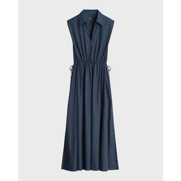 Rag & Bone 'Soraya' Blue Sleeveless Back Cut Out Dress Size XS - Picture 1 of 5